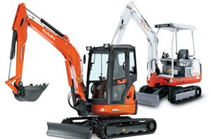 Kubota & Takeuchi Excavators