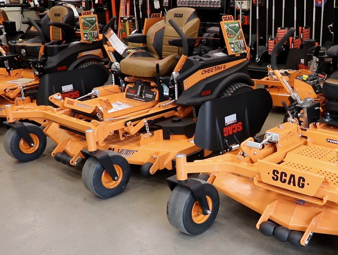 SCAG commercial mower available at Equipment Sales and Rentals